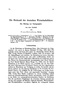 Die Herkunft der deutschen Wirtschaftsführer