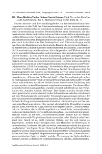 Klaus Bästlein/Enrico Heitzer/Anetta Kahane (Hg.): Der rechte Rand der DDR-Aufarbeitung.