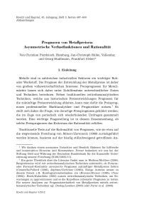 Prognosen von Metallpreisen: Asymmetrische Verlustfunktionen und Rationalität