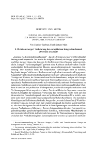 Europas Kollisionsrechtsverfassung: Zur Begrenzung negativer externer Effekte dominanter Funktionssysteme