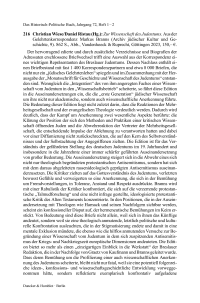 Christian Wiese/Daniel Ristau (Hg.): Zur Wissenschaft des Judentums. Aus der Gelehrtenkorrespondenz Markus Branns (Archiv jüdischer Kultur und Geschichte, 9).