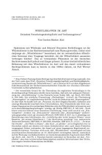 Whistleblower im Amt. Zwischen Verschwiegenheitspflicht und Verfassungstreue