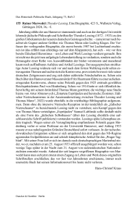 Rainer Marwedel: Theodor Lessing. Eine Biographie.