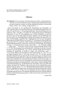 Einhard: Vita Karoli Magni. Das Leben Karls des Großen. Lateinisch/Deutsch. Übersetzt von Evelyn Scherabon Firchow. Durchgesehen und überarbeitet sowie mit einem Nachwort versehen von Stefan Zathammer (Reclams Universal-Bibliothek, 14454).