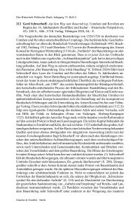 Gerd Schwerhoff: Auf dem Weg zum Bauernkrieg. Unruhen und Revolten am Beginn des 16. Jahrhunderts (Konflikte und Kultur – Historische Perspektiven, 43).