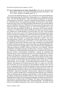 Kurt Andermann/Gerrit Jasper Schenk (Hg.): Bauernkrieg. Regionale und überregionale Aspekte einer sozialen Erhebung (Kraichtaler Kolloquien, 149).