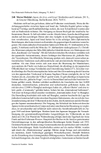 Meron Medzini: Japan, the Jews, and Israel. Similarities and Contrasts.