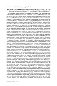 Angela Borgstedt/Christiane Pfanz-Sponagel (Hg.): Speyer 1933 – 1945. Die Domstadt im Nationalsozialismus.