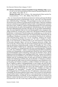 Barbara Stelzl-Marx/Andreas Kranebitter/Gregor Holzinger (Hg.): Exekutive der Gewalt. Die österreichische Polizei und der Nationalsozialismus.