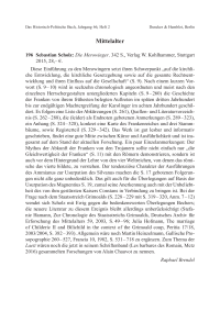 Sebastian Scholz: Die Merowinger