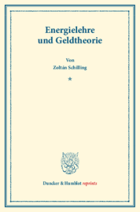 Energielehre und Geldtheorie