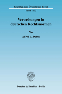 Verweisungen in deutschen Rechtsnormen