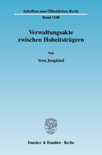 Verwaltungsakte zwischen Hoheitsträgern