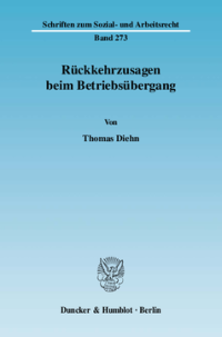 Rückkehrzusagen beim Betriebsübergang
