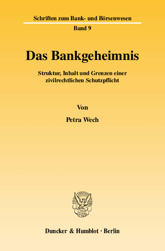 Das Bankgeheimnis Das Bankgeheimnis