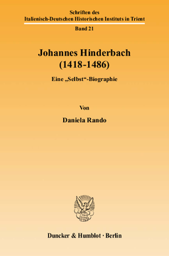 Johannes Hinderbach (1418–1486) Johannes Hinderbach (1418–1486)