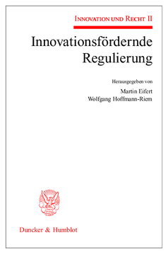 Innovationsfördernde Regulierung