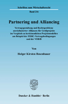 Partnering und Alliancing