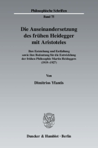 Die Auseinandersetzung des frühen Heidegger mit Aristoteles