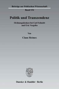 Politik und Transzendenz