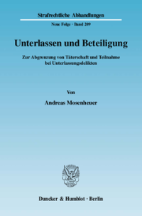 Unterlassen und Beteiligung