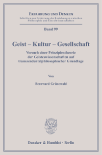 Geist – Kultur – Gesellschaft