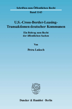 U.S.-Cross-Border-Leasing-Transaktionen deutscher Kommunen