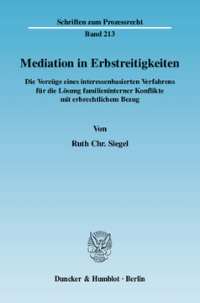Mediation in Erbstreitigkeiten