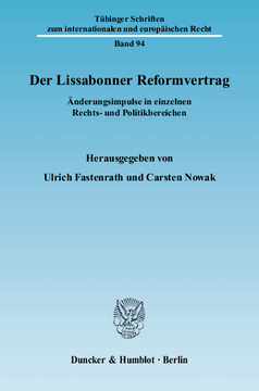Der Lissabonner Reformvertrag Der Lissabonner Reformvertrag