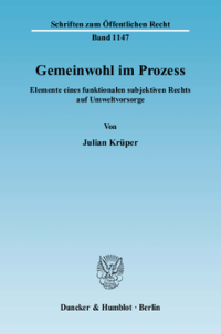 Gemeinwohl im Prozess