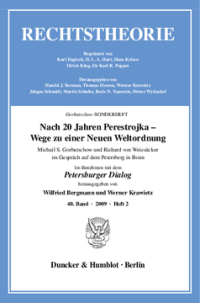 Nach 20 Jahren Perestrojka – Wege zu einer Neuen Weltordnung