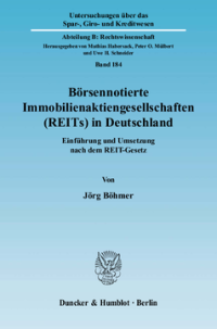 Börsennotierte Immobilienaktiengesellschaften (REITs) in Deutschland