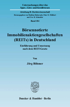 Börsennotierte Immobilienaktiengesellschaften (REITs) in Deutschland