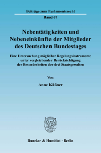 Nebentätigkeiten und Nebeneinkünfte der Mitglieder des Deutschen Bundestages