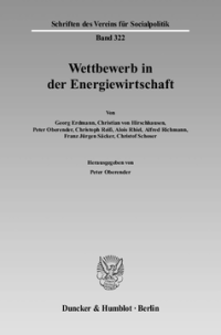 Wettbewerb in der Energiewirtschaft