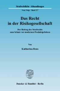 Das Recht in der Risikogesellschaft