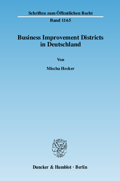 Business Improvement Districts in Deutschland