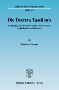 Die Decreta Tassilonis