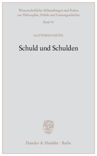 Schuld und Schulden