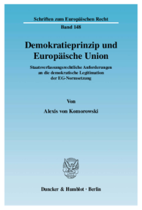 Demokratieprinzip und Europäische Union