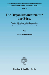 Die Organisationsstruktur der Börse