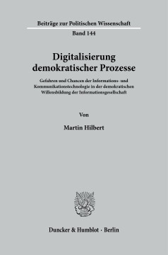 Digitalisierung demokratischer Prozesse