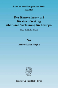 Der Konventsentwurf für einen Vertrag über eine Verfassung für Europa