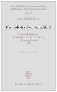 Das Ende des alten Deutschland