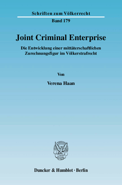 Joint Criminal Enterprise