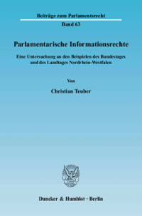 Parlamentarische Informationsrechte