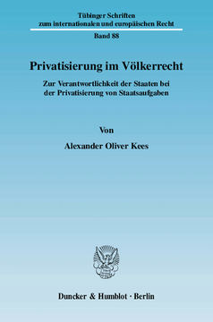 Privatisierung im Völkerrecht