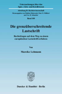 Die grenzüberschreitende Lastschrift