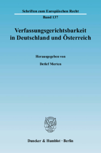 Verfassungsgerichtsbarkeit in Deutschland und Österreich