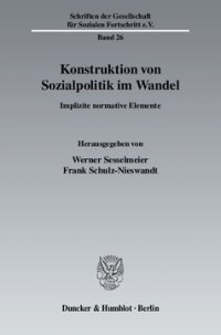 Konstruktion von Sozialpolitik im Wandel